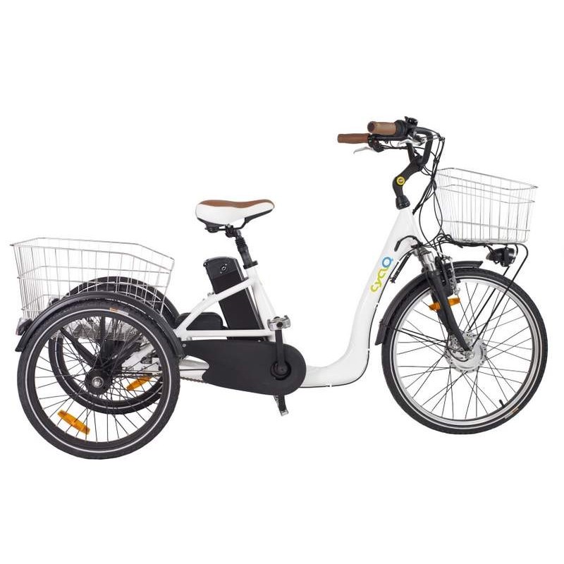 Tricycle adulte électrique Cyclo2 comfort, 24 pouces