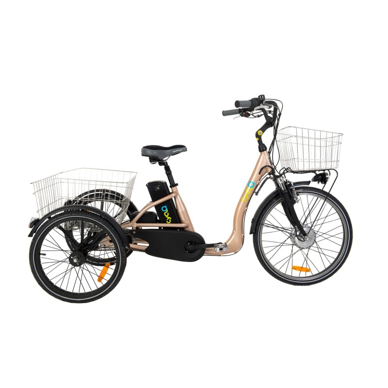 Tricycle adulte électrique Cyclo2 comfort, 24 pouces
