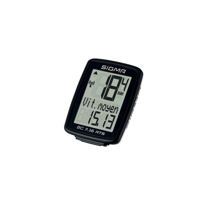 Compteur SIGMA sans fil : 7 fonctions - Velonline