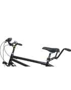 Velo tandem, vtt, adulte, homme, femme, ville