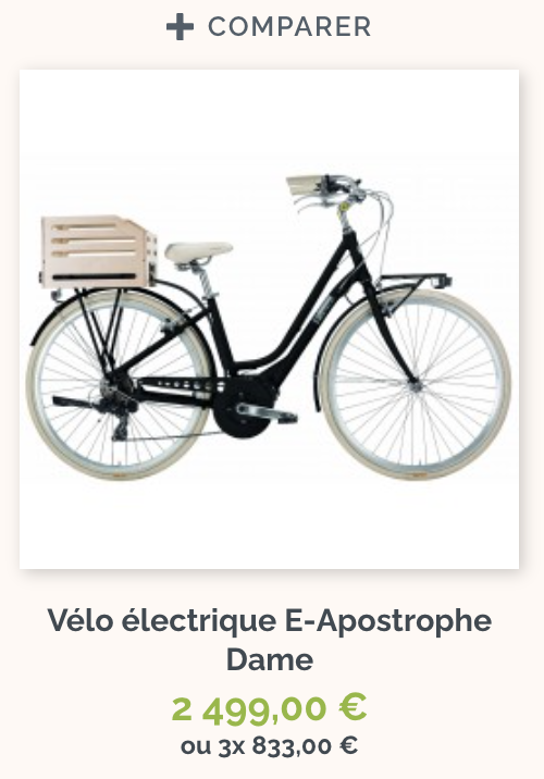 tuto comparateur vélo électrique