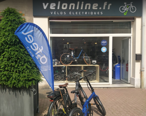 exterieur magasin Velonline Marcq en Baroeul